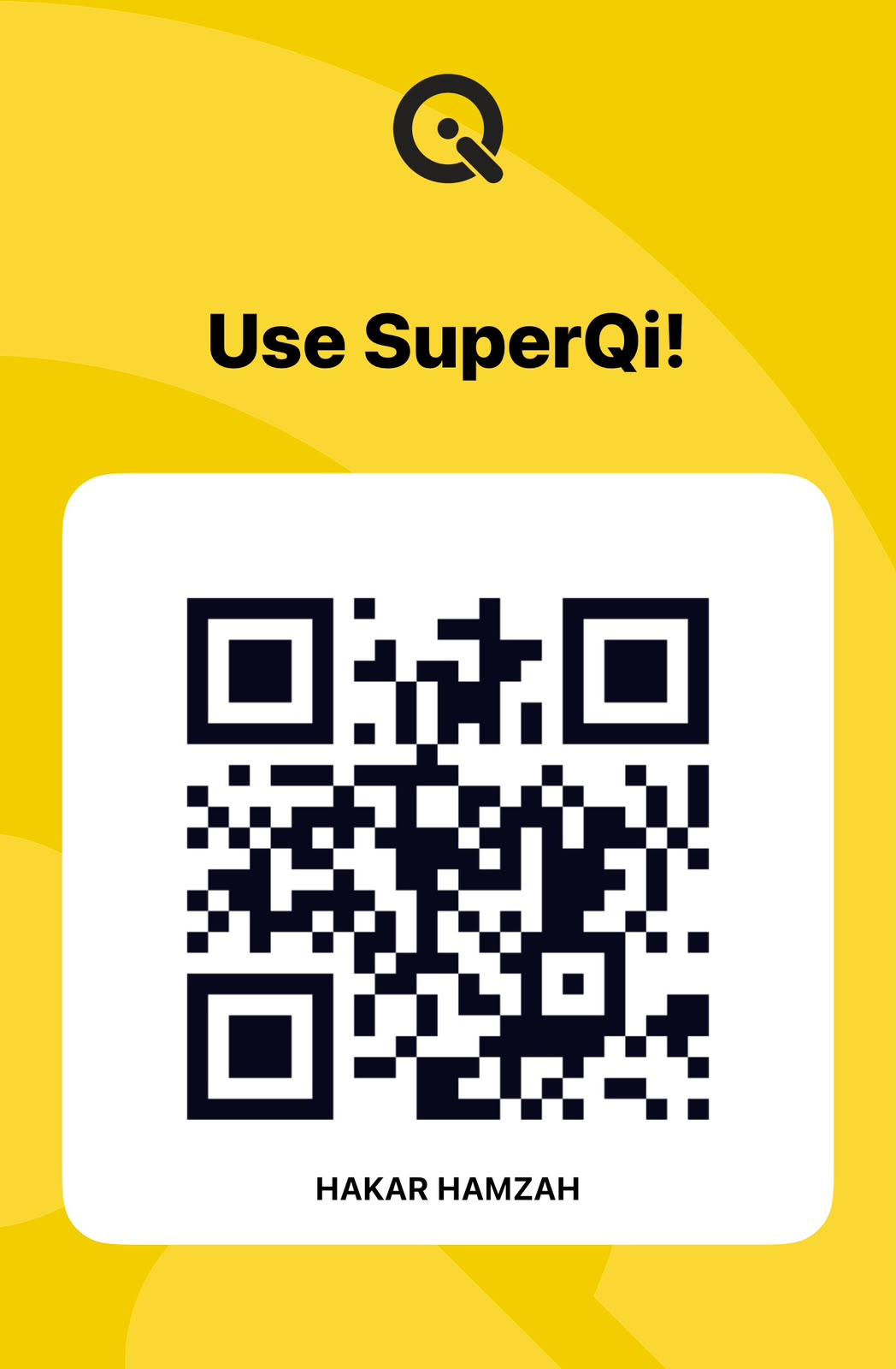 SuperQi QR Code — HAKAR HAMZAH